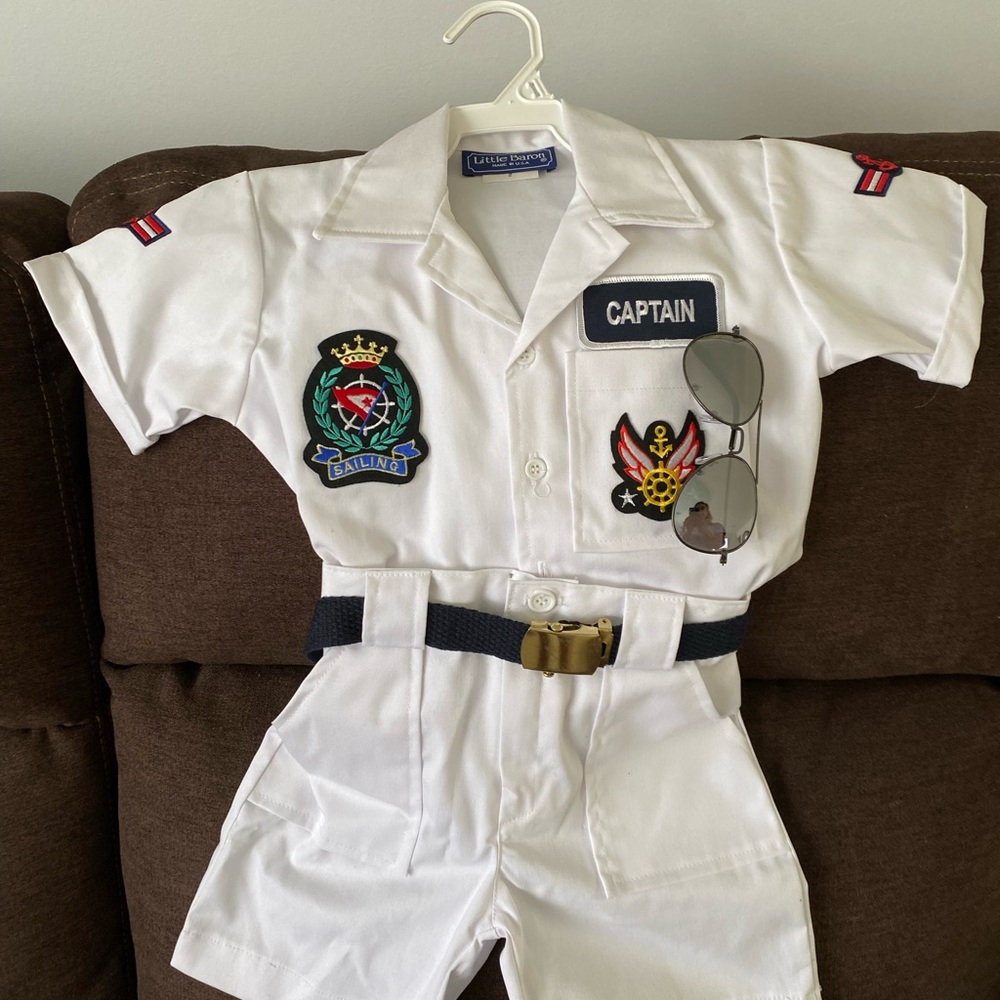 Toddler Captain Sailing Outfit Sz 2 - NWOT